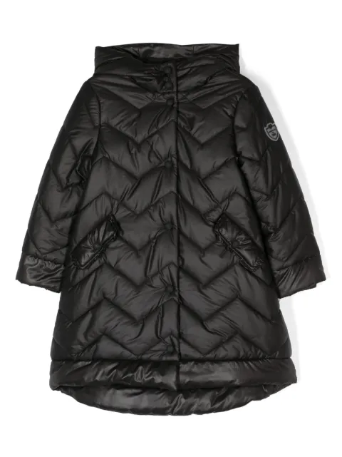 Monnalisa long-sleeve quilted coat