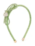 Monnalisa bow-detail headband - Green