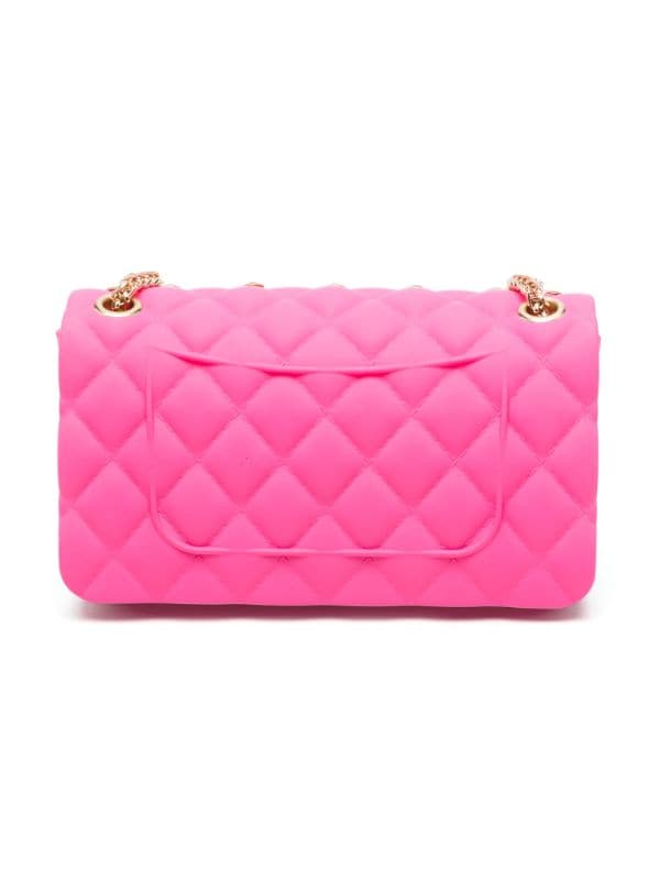 Embellished Quilted Shoulder Bag