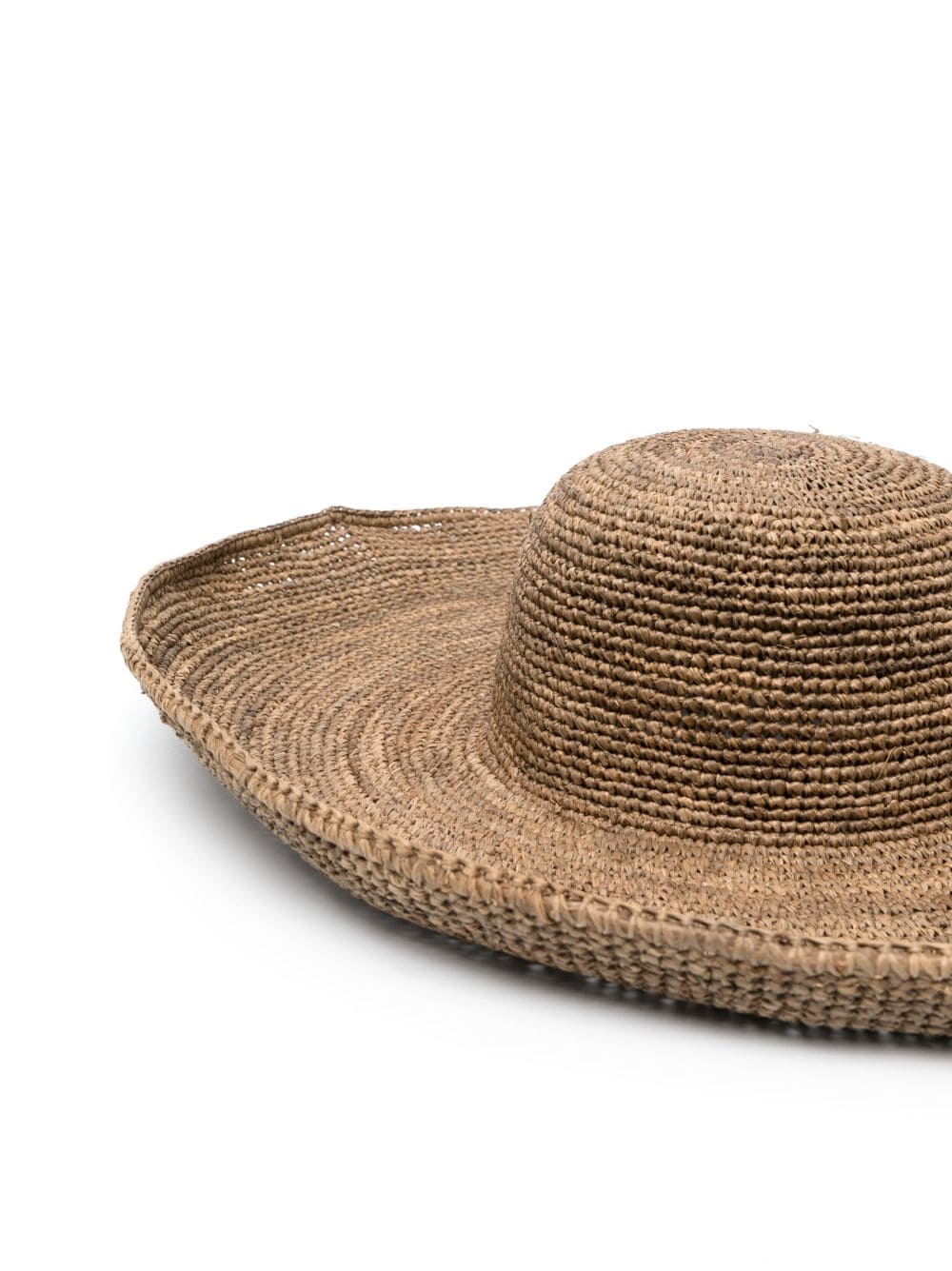 Shop Ibeliv Izy Woven-raffia Sun Hat In Brown