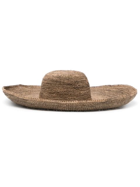 IBELIV Izy woven-raffia sun hat