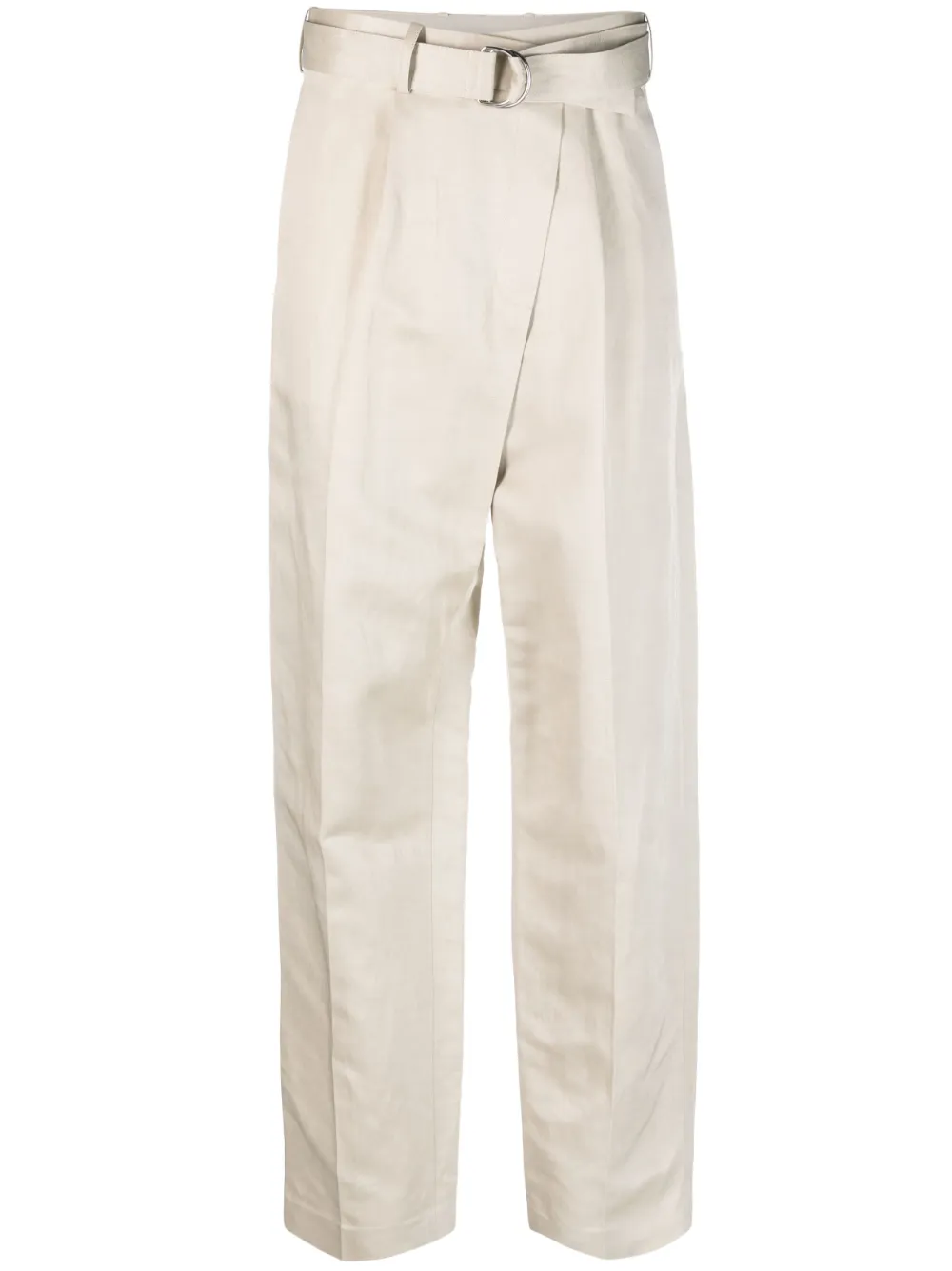 Helmut Lang wrap-front wide-leg trousers
