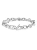 David Yurman sterling silver Mercer diamond bracelet