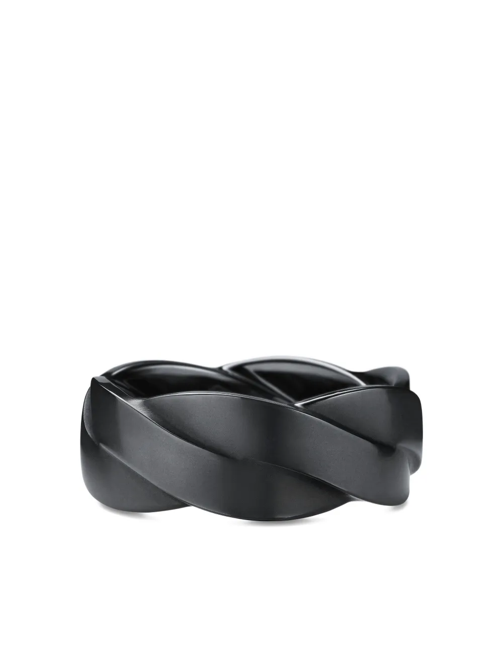 David Yurman DY Helios band ring (9mm) | Black | Image 1