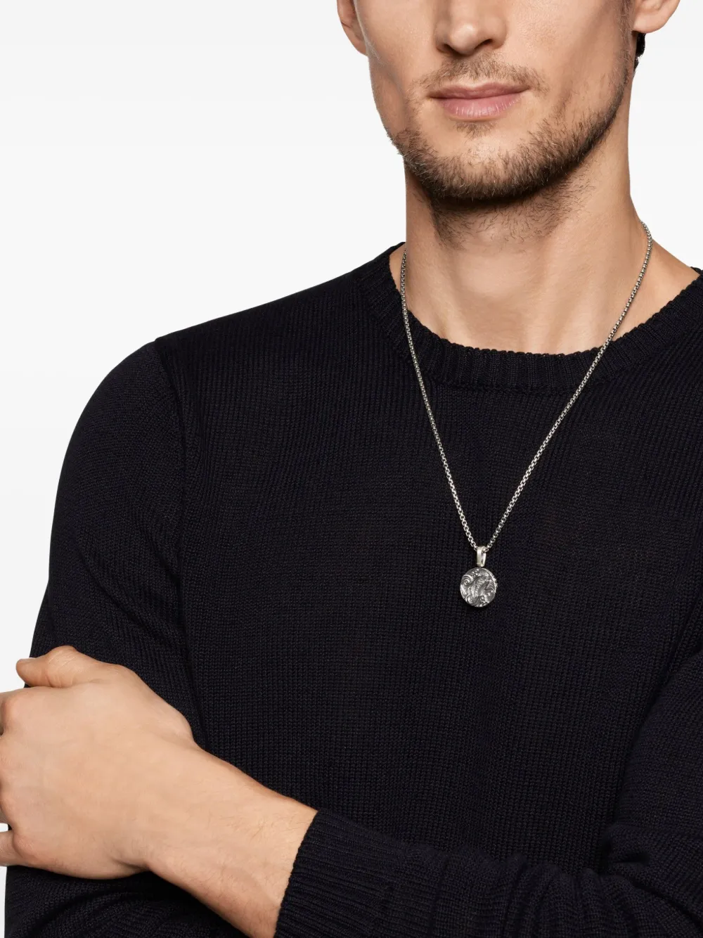 David Yurman sterling silver Dragon amulet (30.9mm) | Image 2