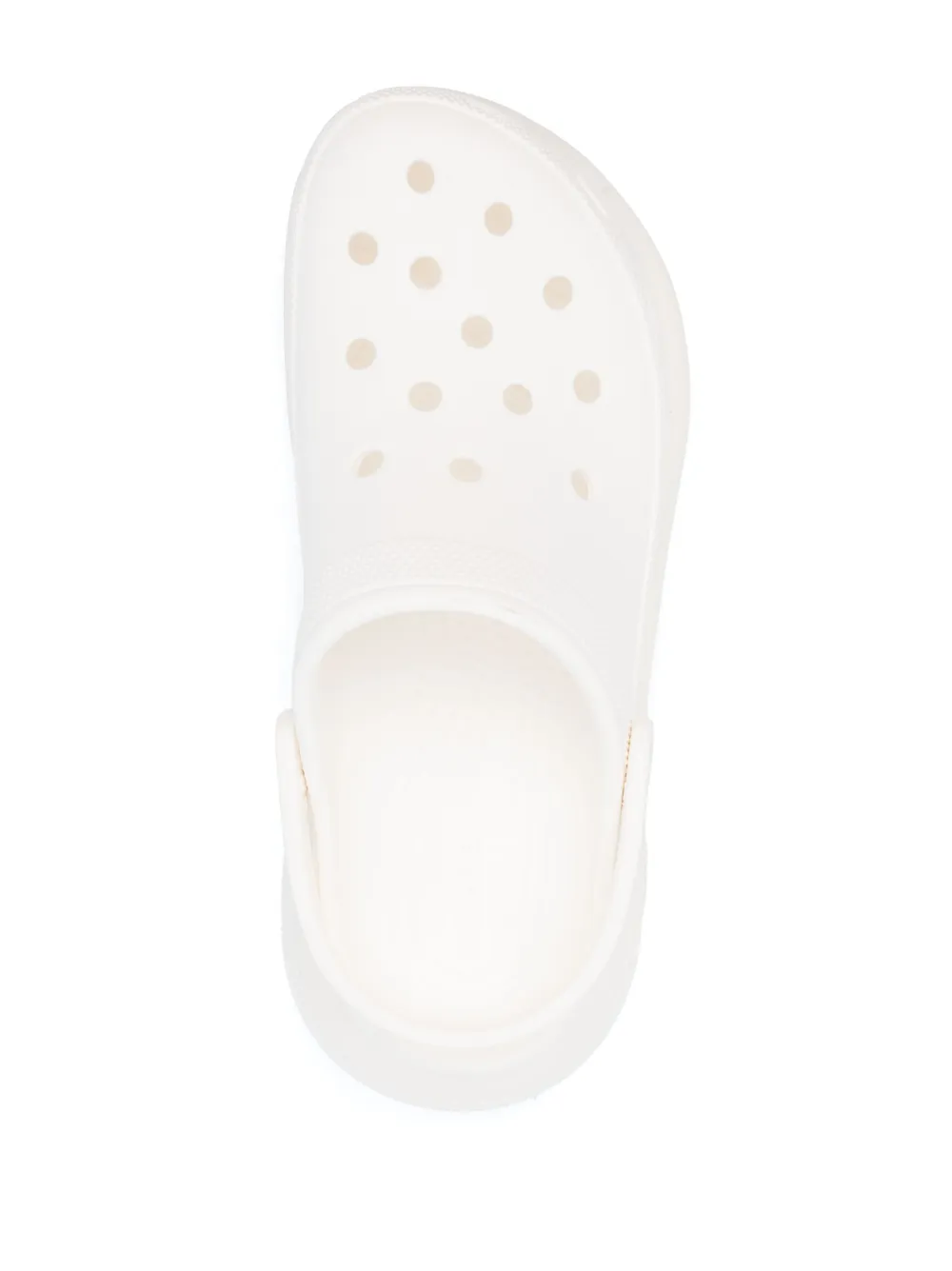 Crocs Mega Crush 90mm Clog Sandals In White