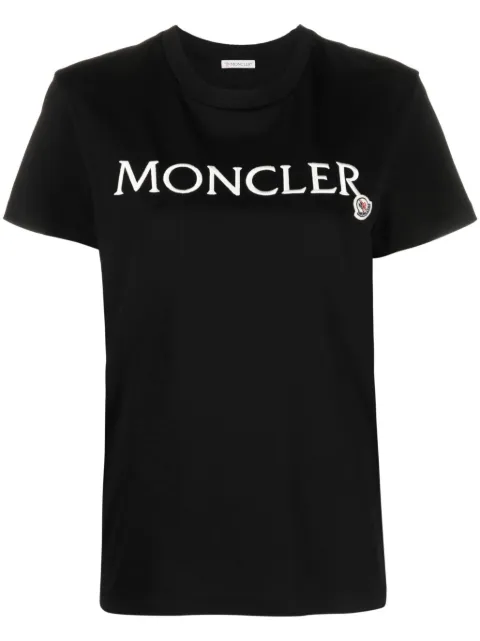 Moncler Camiseta com logo bordado 