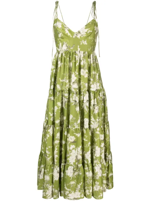 ERDEM Azami Magnolia Garden-print dress