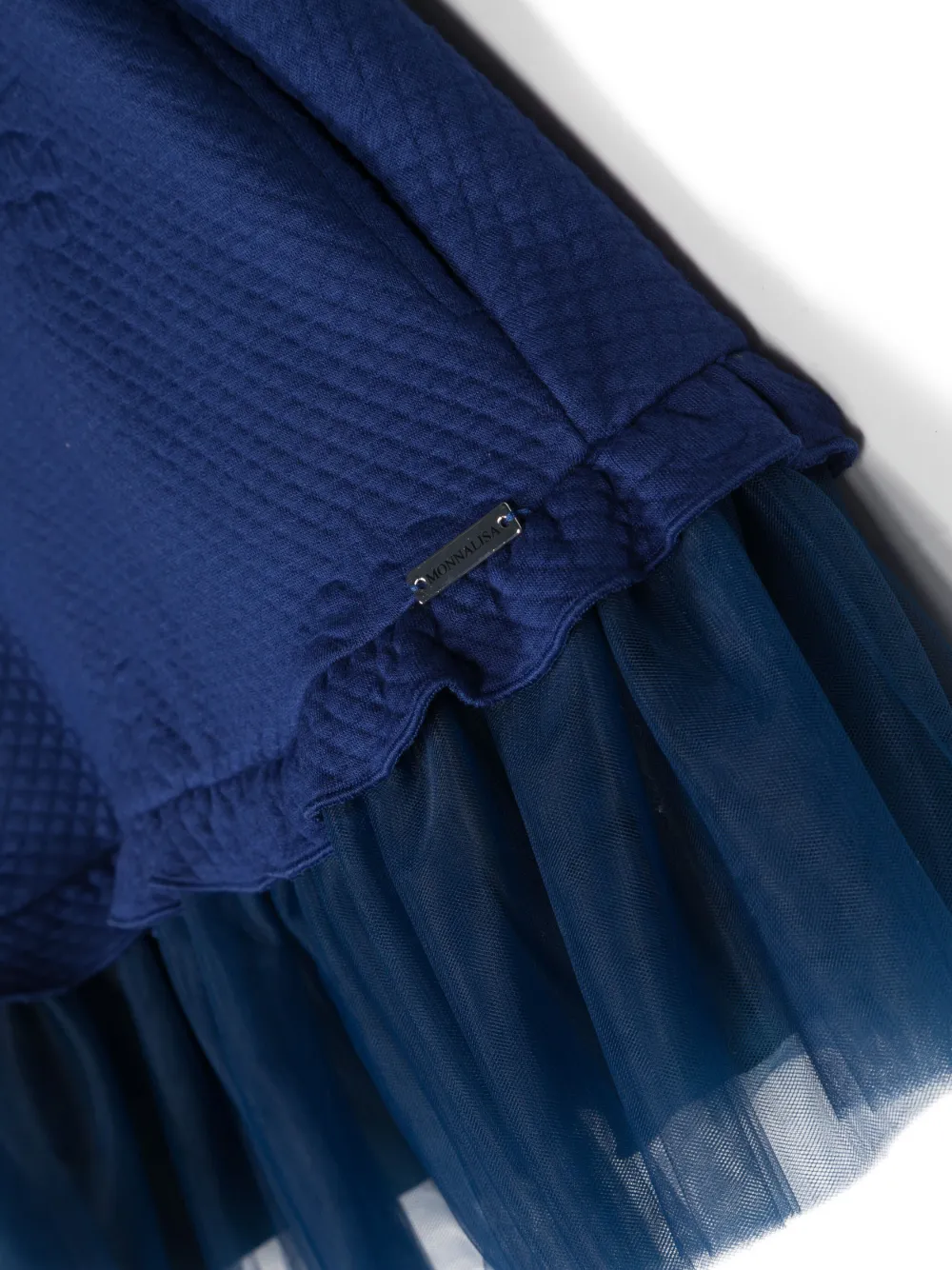 Monnalisa Jurk met korte mouwen Blauw
