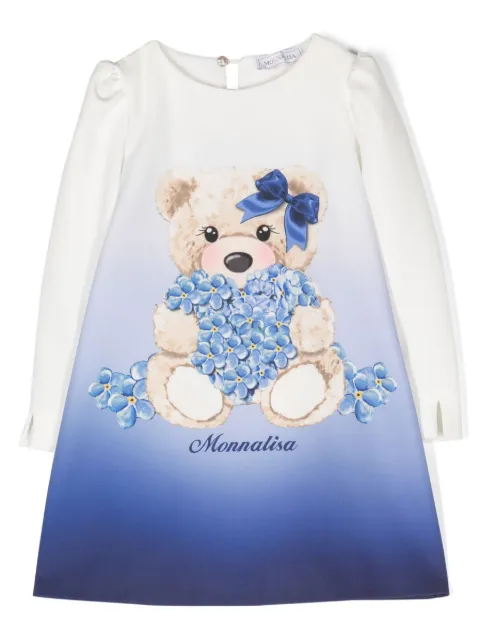 Monnalisa vestido con motivo de oso 