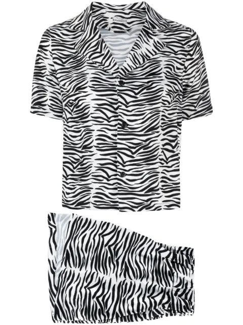 Matinèe tiger-print short shorts