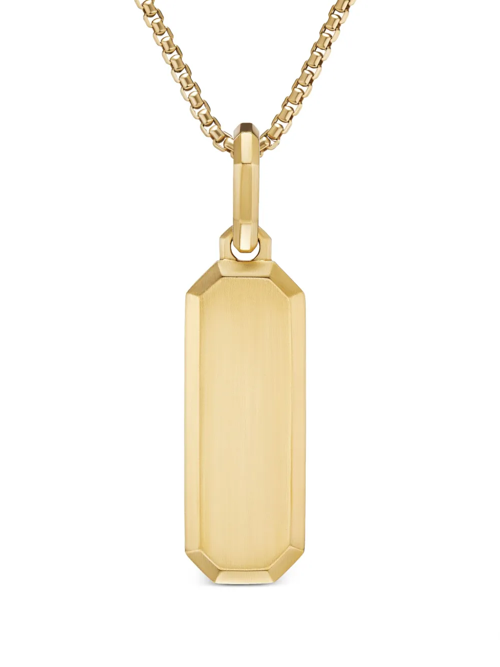 Shop David Yurman 18kt Yellow Gold Streamline® Amulet Pendant