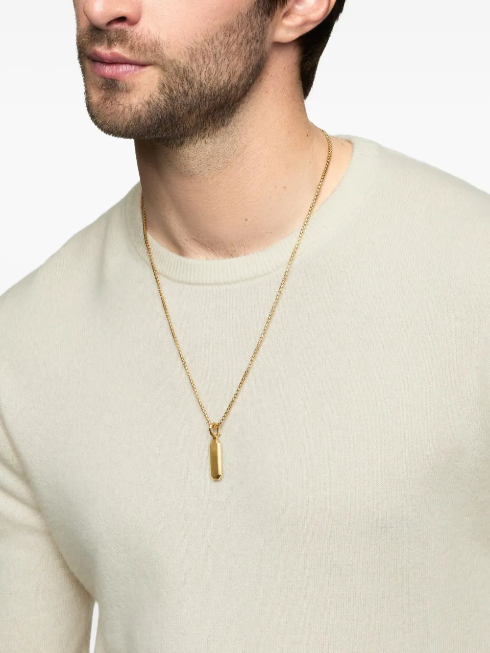 David Yurman 18kt yellow gold Streamline amulet (39mm) | Image 2