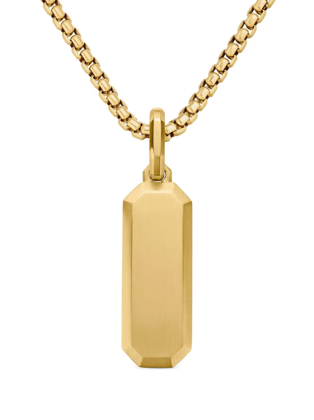 David Yurman 18kt yellow gold Streamline amulet (39mm) | Gold | Image 1