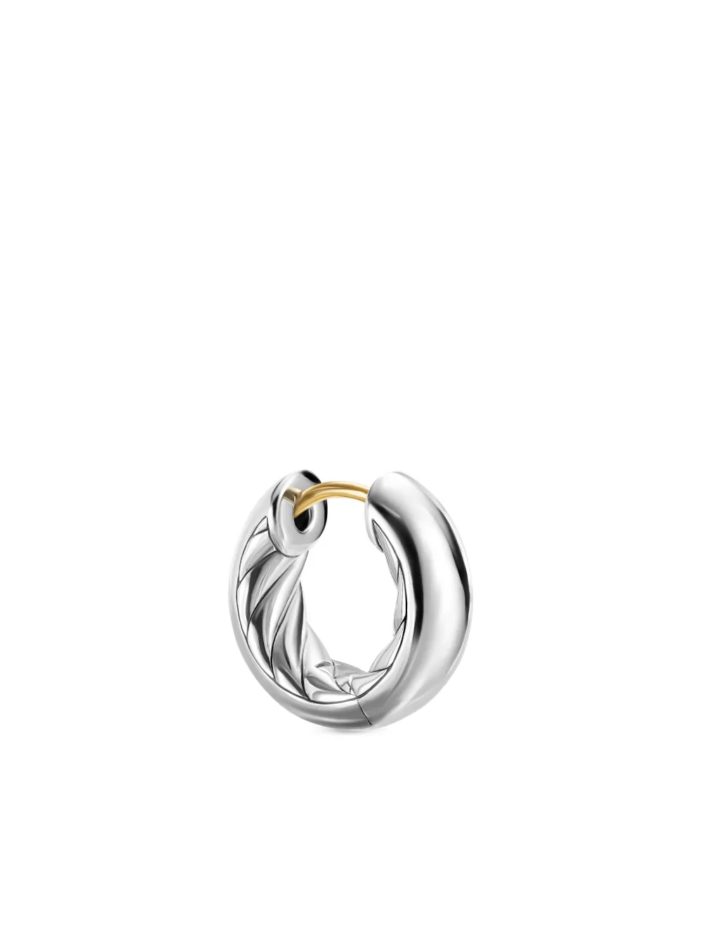 Sterling Silver Dy Mercer Micro Hoop Earrings (13.4mm)