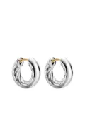 David Yurman sterling silver DY Mercer Micro hoop earrings (13.4mm)