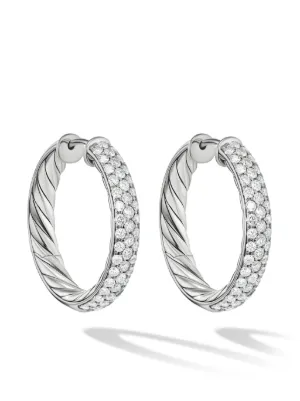 Cable hoop deals earrings