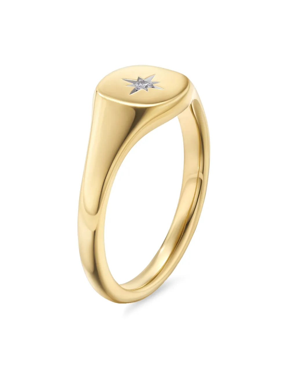 David Yurman 18kt Yellow Gold Cable Collectibles Starset Diamond Ring In Gold
