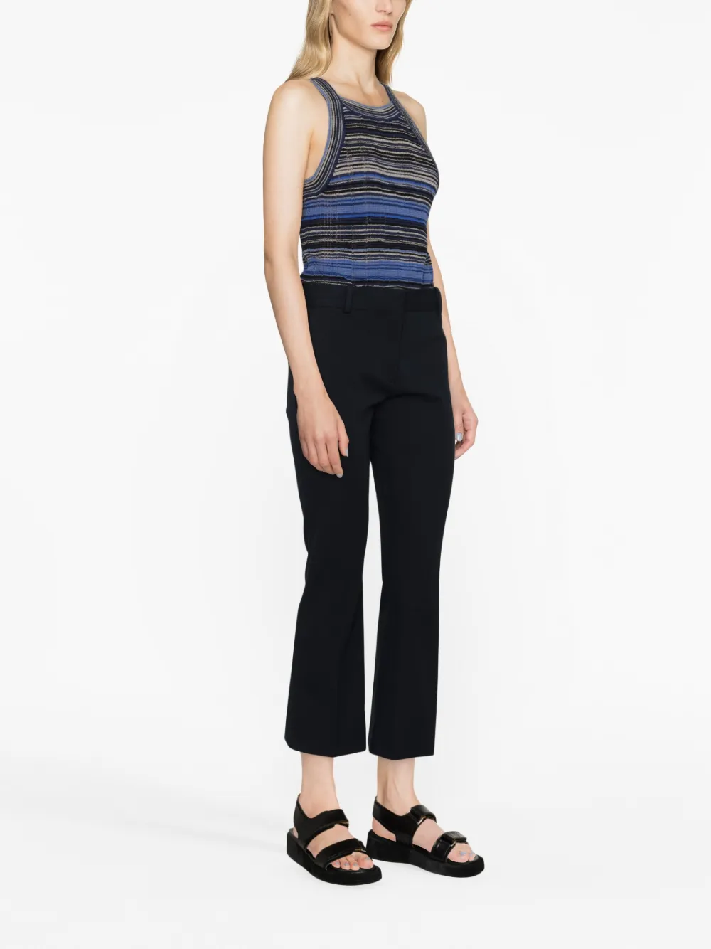 FRAME Bootcut broek Blauw