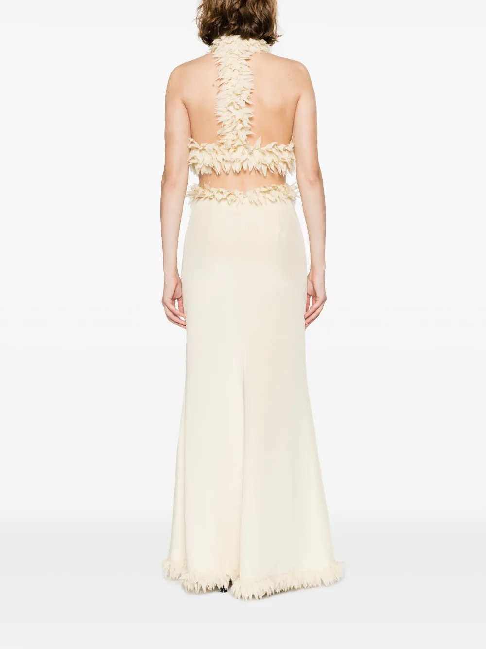 TOVE Xin petal-appliqu crepe dress | Smart Closet