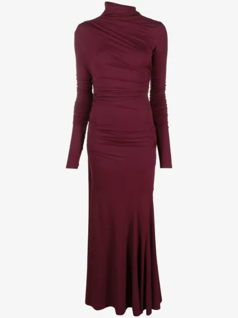 TOVE Africa gathered maxi dress