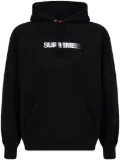 Supreme Motion logo-print hoodie - Black