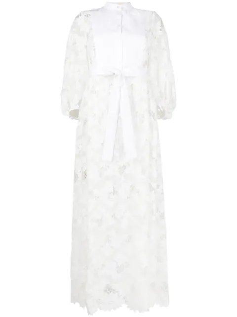ERDEM Nairne floral-lace midi dress