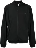 TEAM WANG design logo-embroidered track jacket - Black