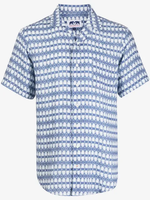LOVE BRAND & Co. graphic-print linen shirt
