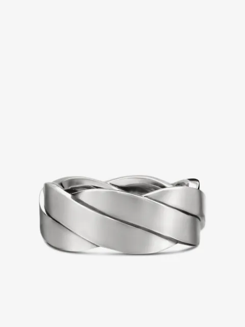 David Yurman anillo DY Helios en plata de ley con banda de 9 mm