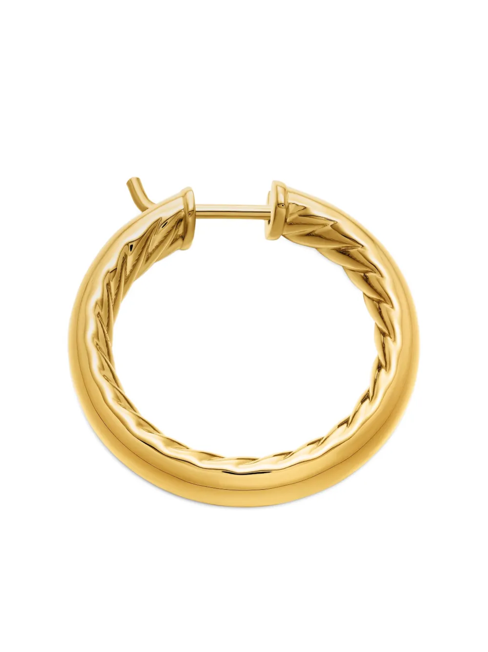 18kt Yellow Gold Dy Mercer Hoop Earrings (25.4mm)