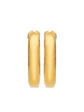 David Yurman 18kt yellow gold DY Mercer hoop earrings (25.4mm)
