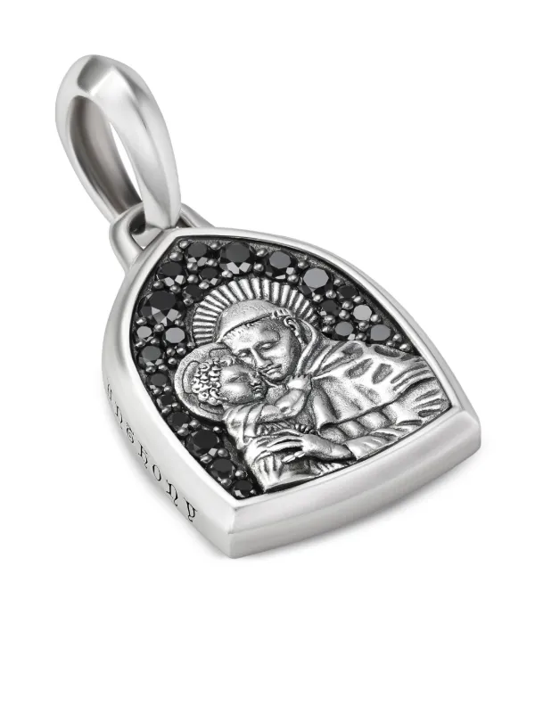 St anthony hot sale pendant silver