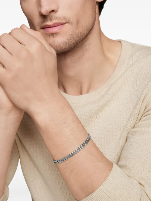 Curb Chain David Yurman Silver Chain Bracelet David Yurman