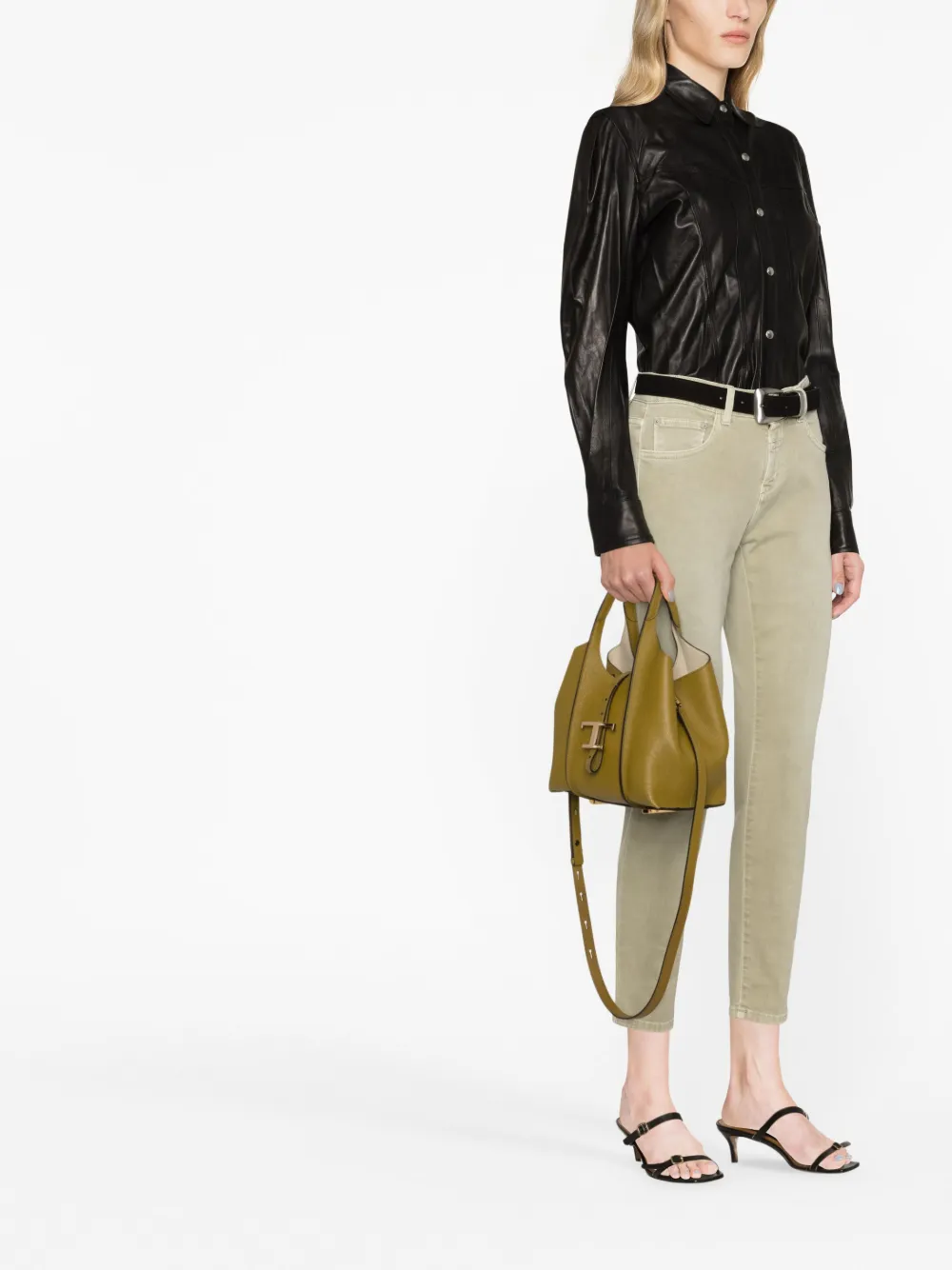 Tod's T Timeless tote bag - Groen