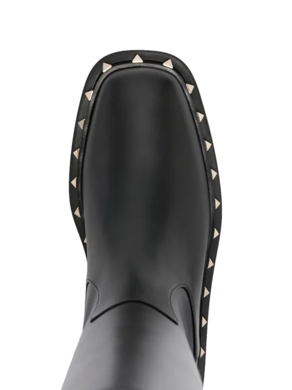 Valentino rockstud hot sale chelsea boots