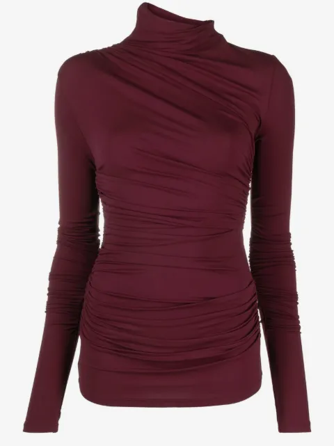 TOVE Leomie asymmetric ruched top
