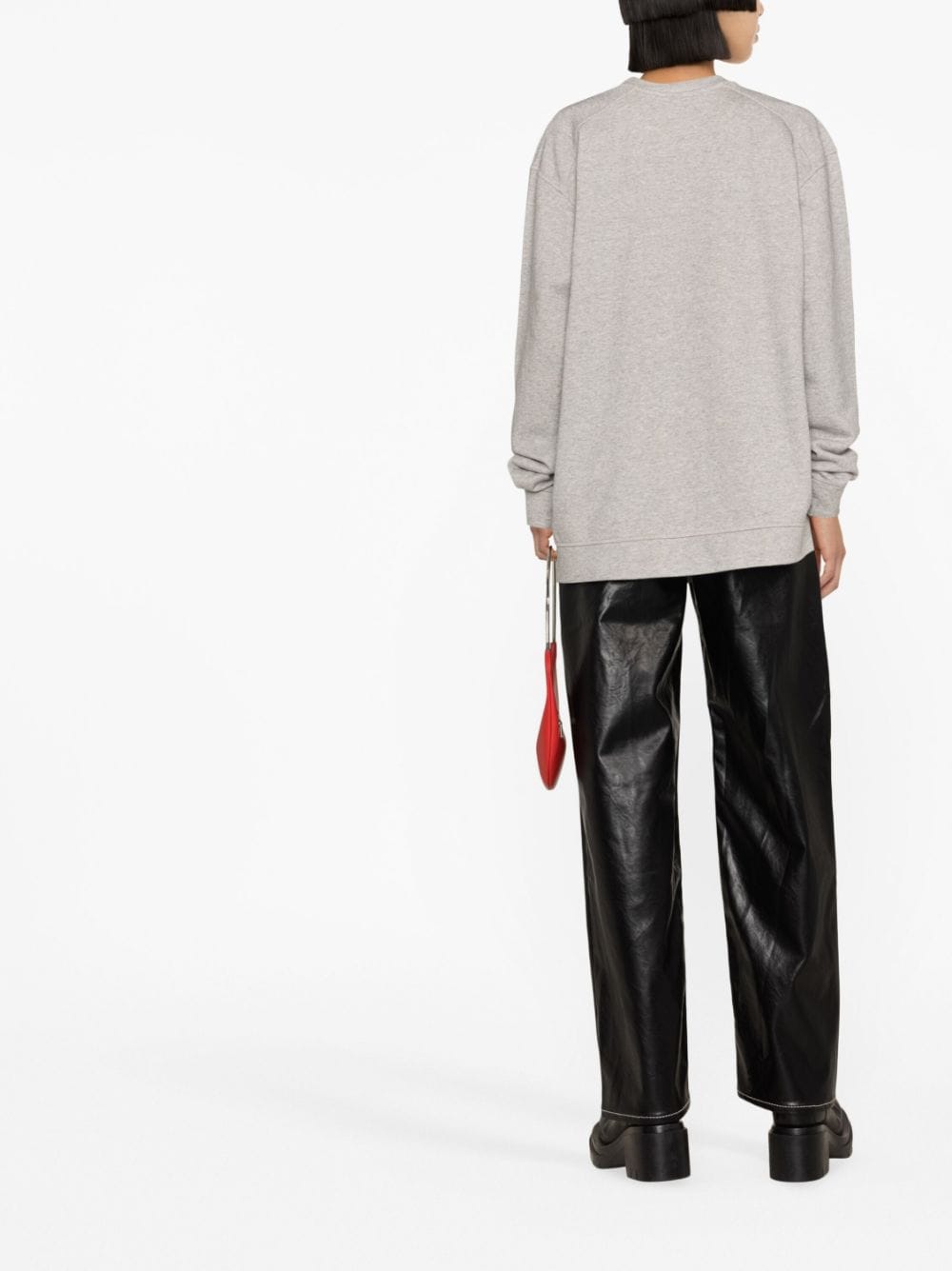 GANNI long-sleeved Cotton Sweatshirt - Farfetch