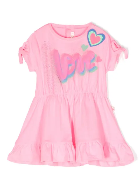 Billieblush graphic-print short-sleeve dress