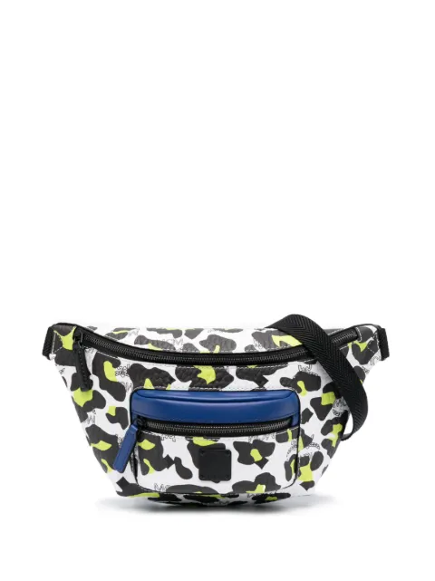 MCM Fursten leopard-print leather belt bag