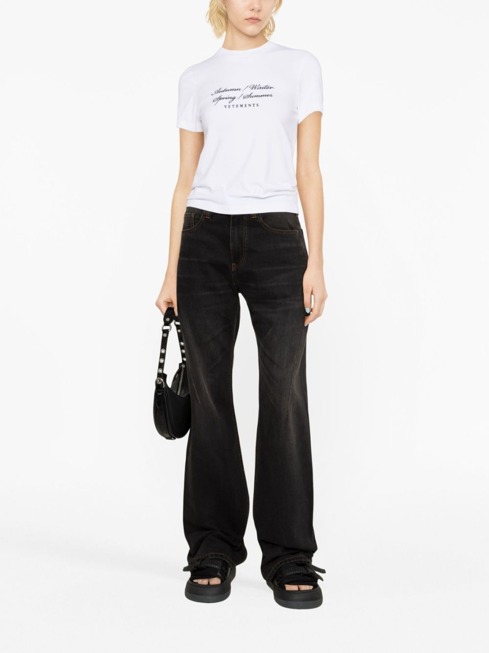 VETEMENTS T-shirt met grafische print - Wit