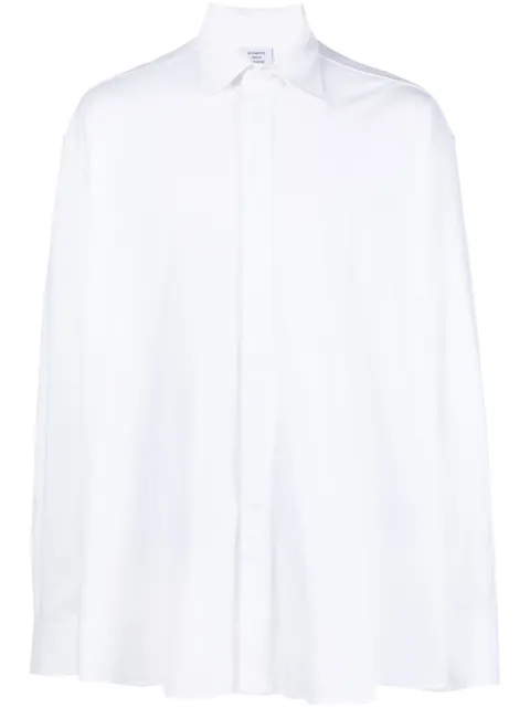 VETEMENTS logo-print oversize shirt