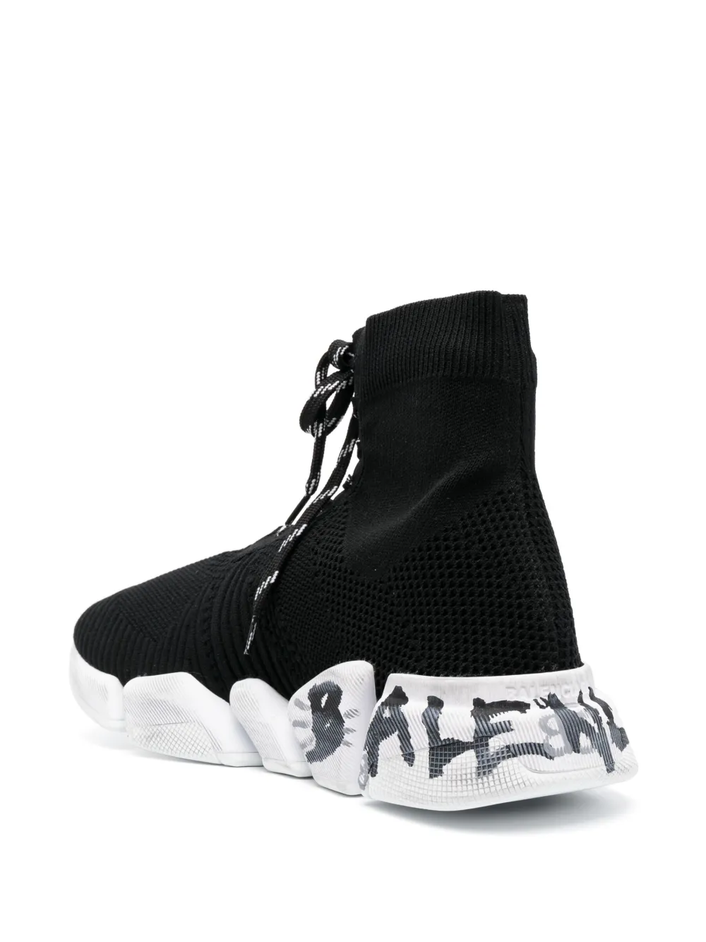 関税込【BALENCIAGA】Fabric Sneakers Black Balenciaga 3XL Panelled Mesh Sneakers Black 39 (IT39 / UK6