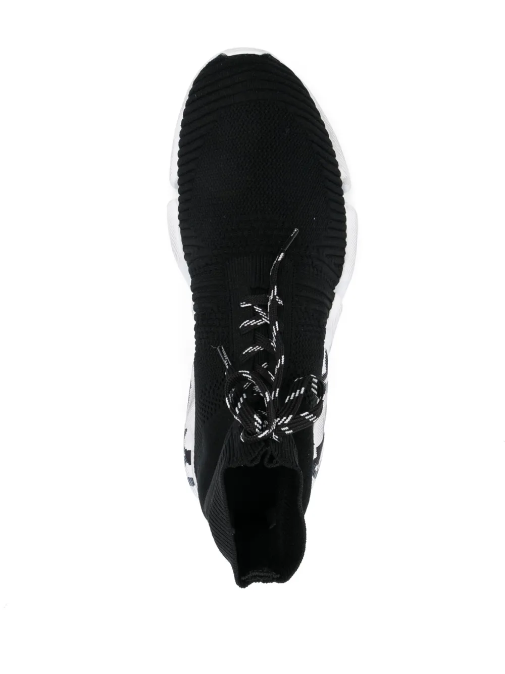 Balenciaga Speed 2.0 Graffiti Sneakers | Black | FARFETCH