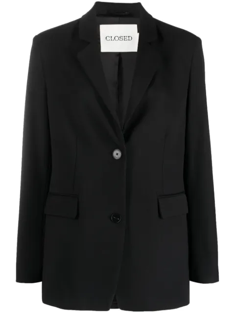 Closed Lola single-breasted twill blazer