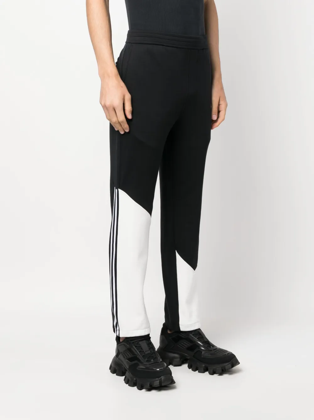  Neil Barrett Pantalon De Jogging Colour Block Modernist - Noir 