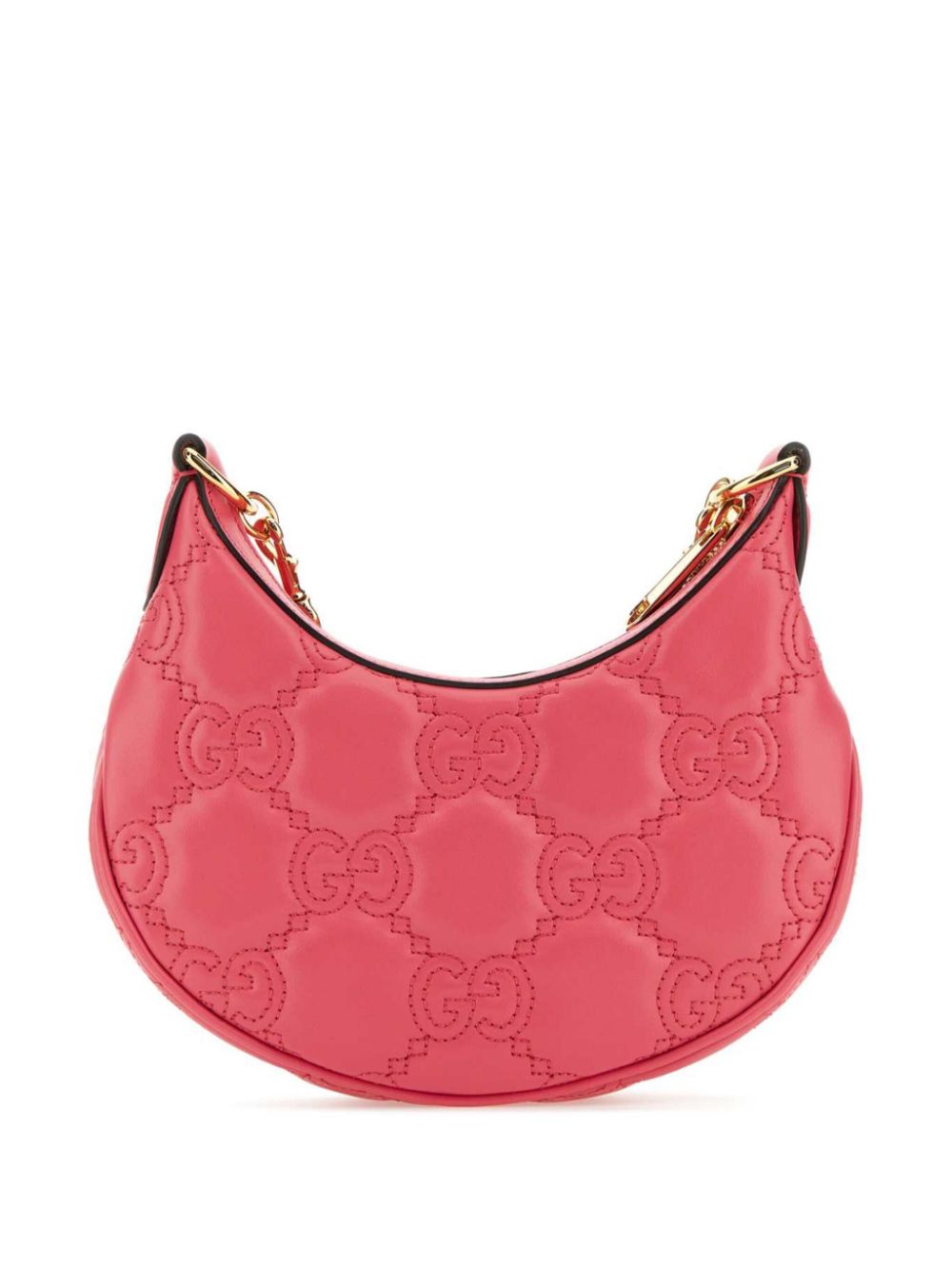 Gucci small GG matelassé shoulder bag - Pink