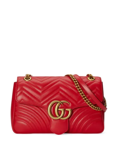 Gucci Bolsa GG Marmont Pequena De Couro Matelassê - Farfetch  Shoulder  bag, Shoulder bag women, Gg marmont small matelassé shoulder bag