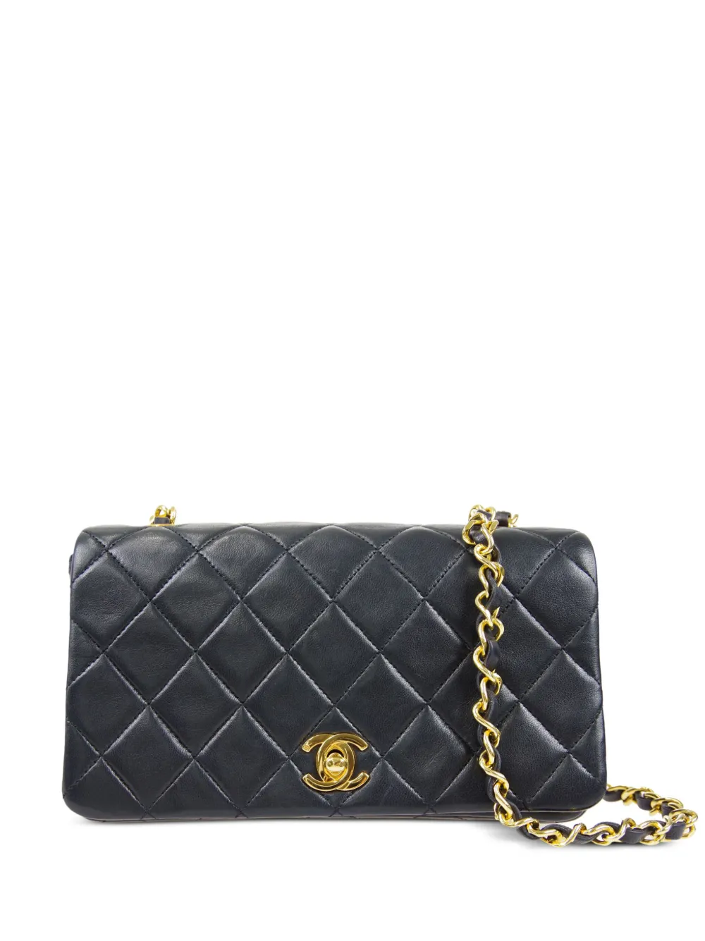 CHANEL PreOwned 1990 Full Flap Shoulder Bag Farfetch
