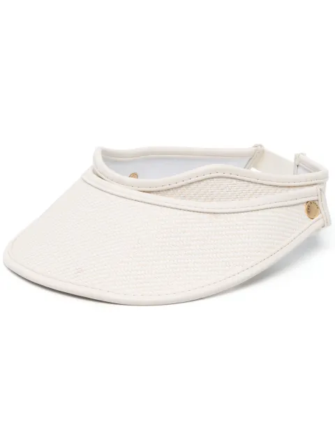 rag & bone Isla woven wide-brim visor